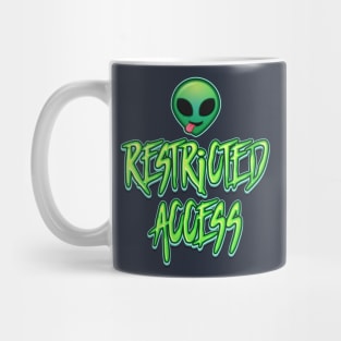 Restricted Access - Alien Emoji Mug